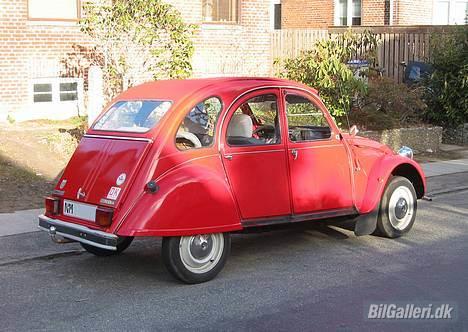 Citroën 2CV - Billede fra første og sidste gang vi solgte "vores" 2CV billede 2