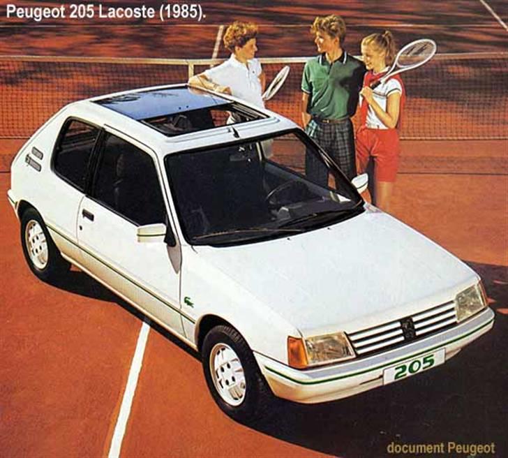 Peugeot 205 lacoste 1,3 - som den så ud fra ny billede 7