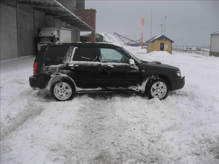 Subaru forester 2,5 XT R.I.P. - Ude og lege i sneen billede 2