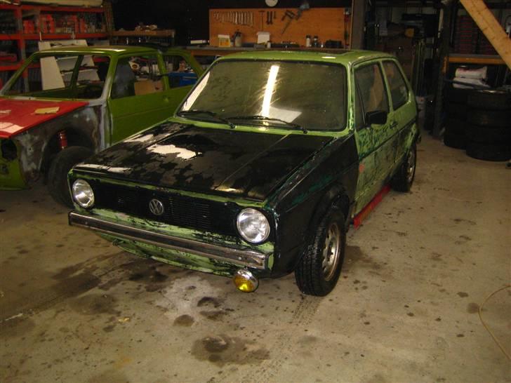 VW Golf 1 *HOODRIDE*  - Gul tågelygter og krom kofanger billede 12