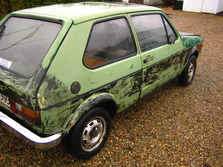 VW Golf 1 *HOODRIDE*  - Lakfjernelse og krom kofanger billede 13