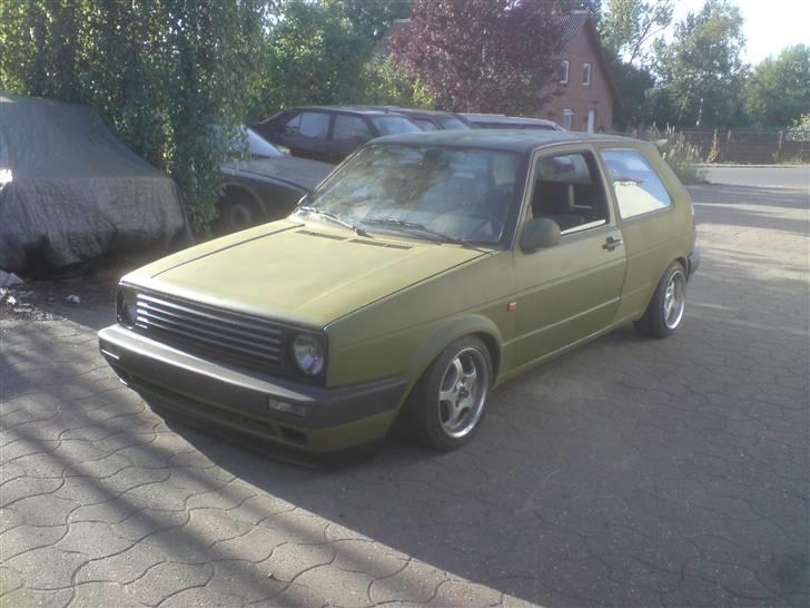 VW golf 2 d  SOLGT - det færdige resultat meget godt syntes jeg selv billede 1