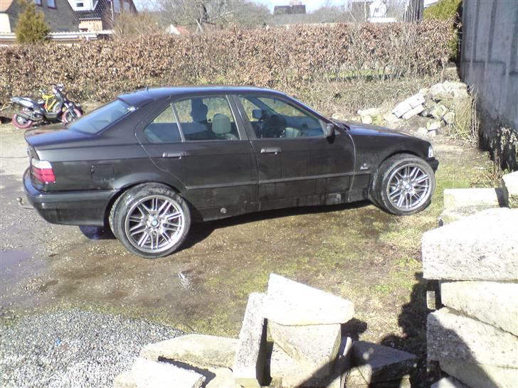 BMW 320i E36  - Satte lige sommer fælgene ved siden af, så man kan se sutterne :D billede 5