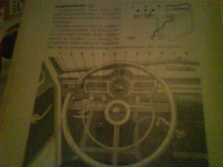 Volvo Pv 444  b16 - Lidt billeder fra instuksionsbogen billede 7