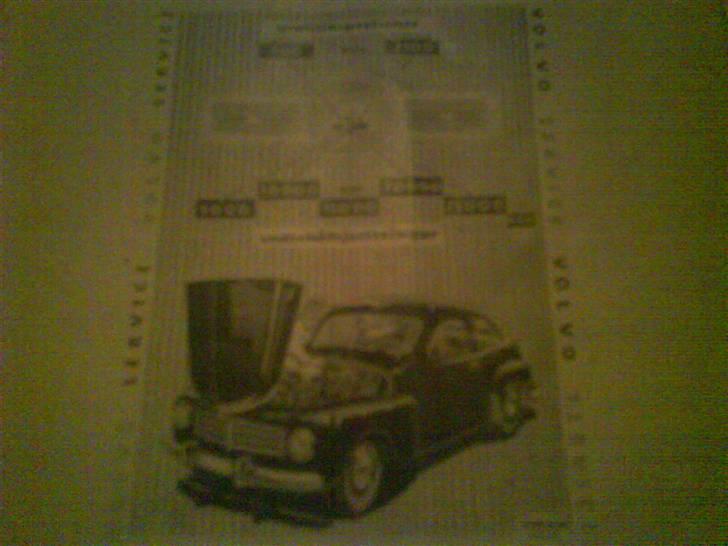 Volvo Pv 444  b16 - Lidt billeder fra instuksionsbogen billede 10