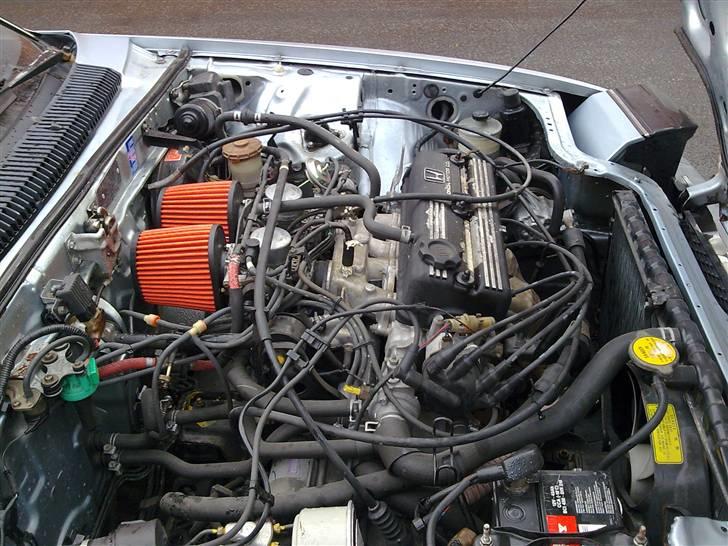 Honda  prelude SOLGT - prøvemontering af filtre skal lige ha et krumtapudluftningsfilter inden det blir permanent billede 3