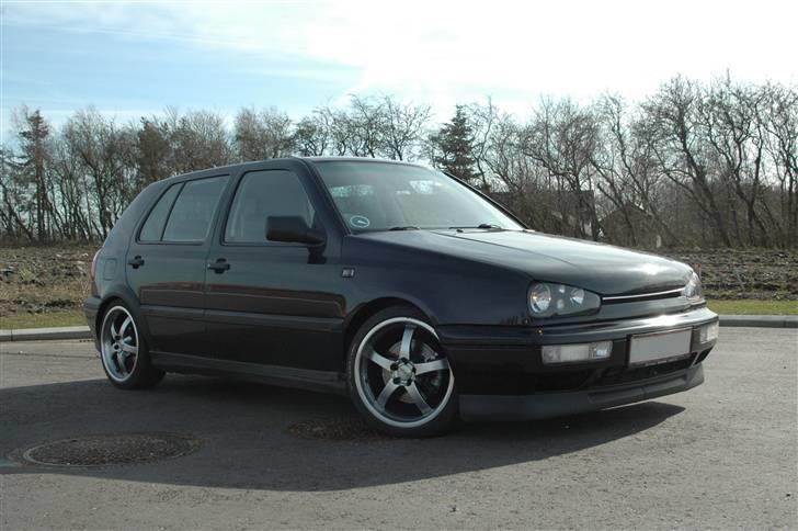 VW Golf 3  vr6 solgt - Vinterbillede billede 2