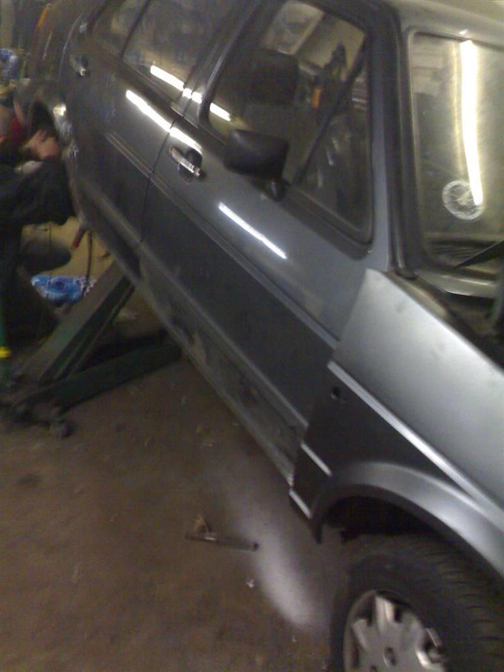 VW golf 2 solgt vinterbil - under revnovering billede 8