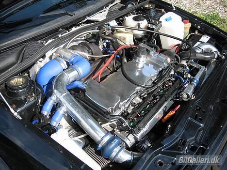 VW corrado VR6-Turbo  GT-30R - maskinrummet, 2x bov, lortecps manifold,  billede 8