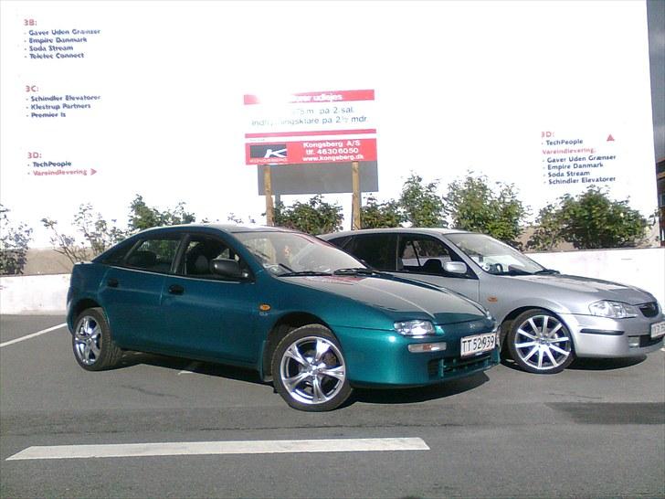 Mazda 323F BA 1,5 16v R.I.P - Joggen er også med på billedet ;) billede 3