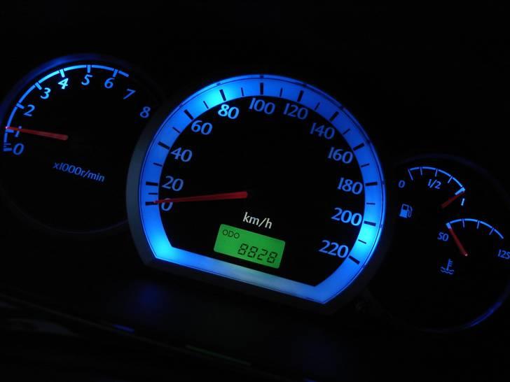 Chevrolet Lacetti 1,6 C/C (Solgt) - Speedometer med blåt lys billede 14