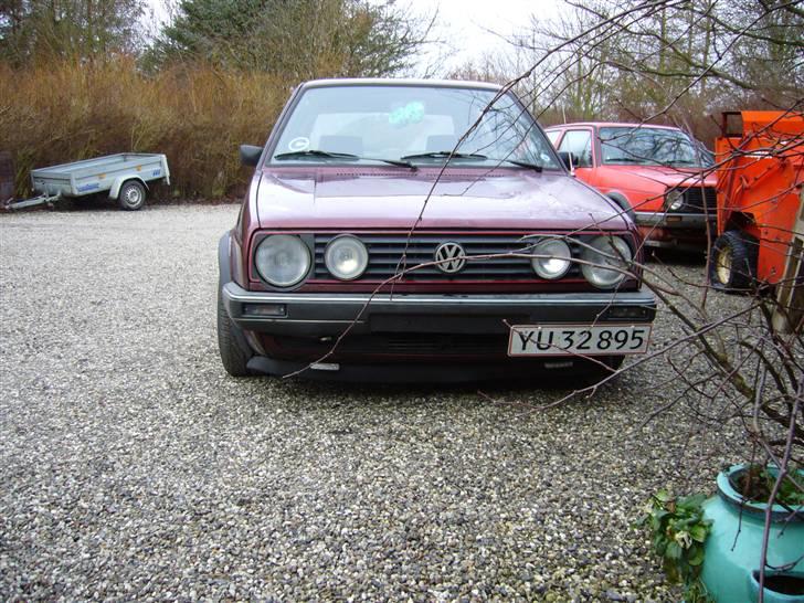 VW Golf 2 D - sys det blev ok med den plade.. billede 2
