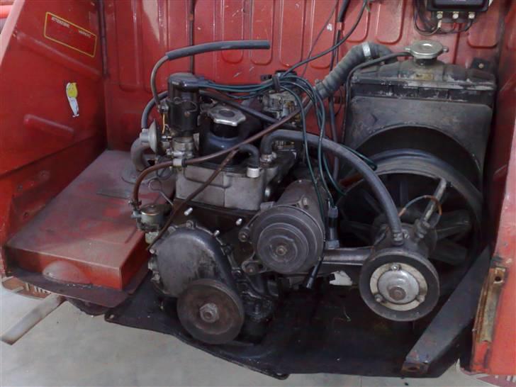 Fiat Abarth 850tc Replica  - billede af org. motor + motorrum billede 8