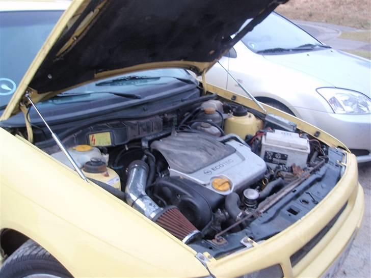 Opel astra 1,6 16v solgt - har lige fået sat hood lifters på det er satme lækkert billede 11