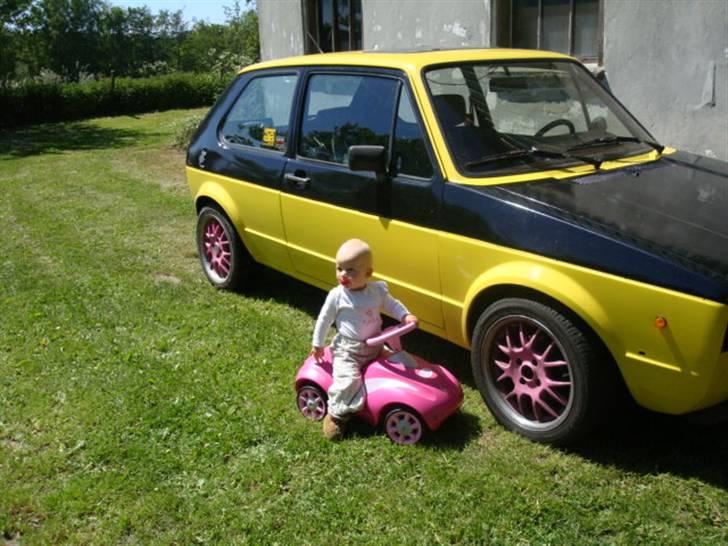 VW GOLF 1 GTI  Veteran - ja ja far, jeg har også lyserøde Fælge billede 17