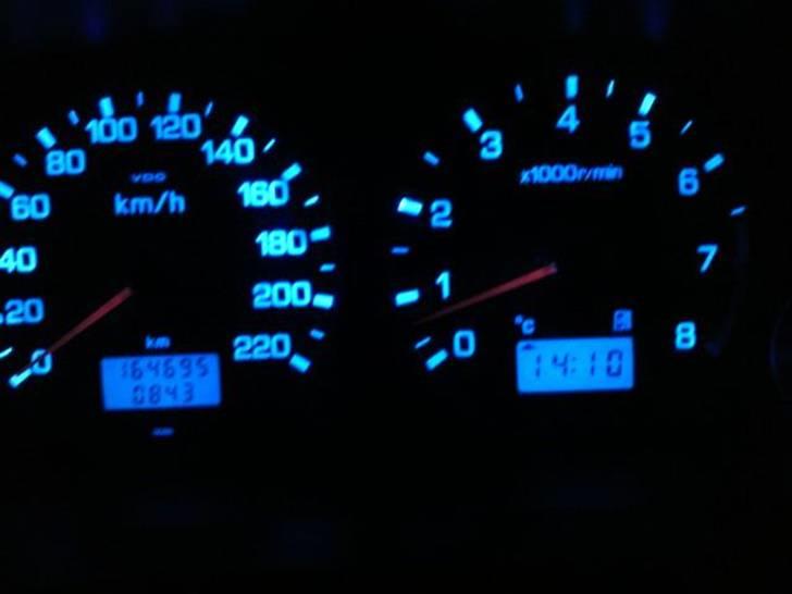 Nissan Primera - sidste nye. blå dioder. :) billede 8