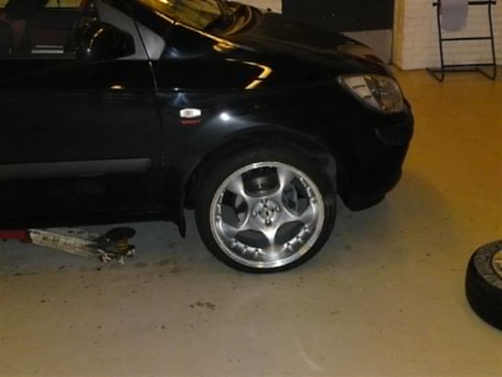 Hyundai Getz SPORT - Prøvning af de nye fælge 18. januar billede 6