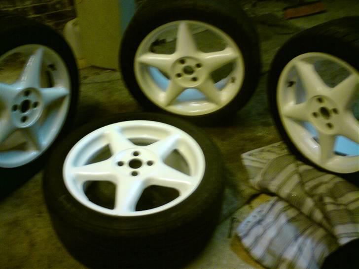 Opel Manta B 1,8S byttet væk  - sommer fælge hvid perlemor lakeret  billede 11