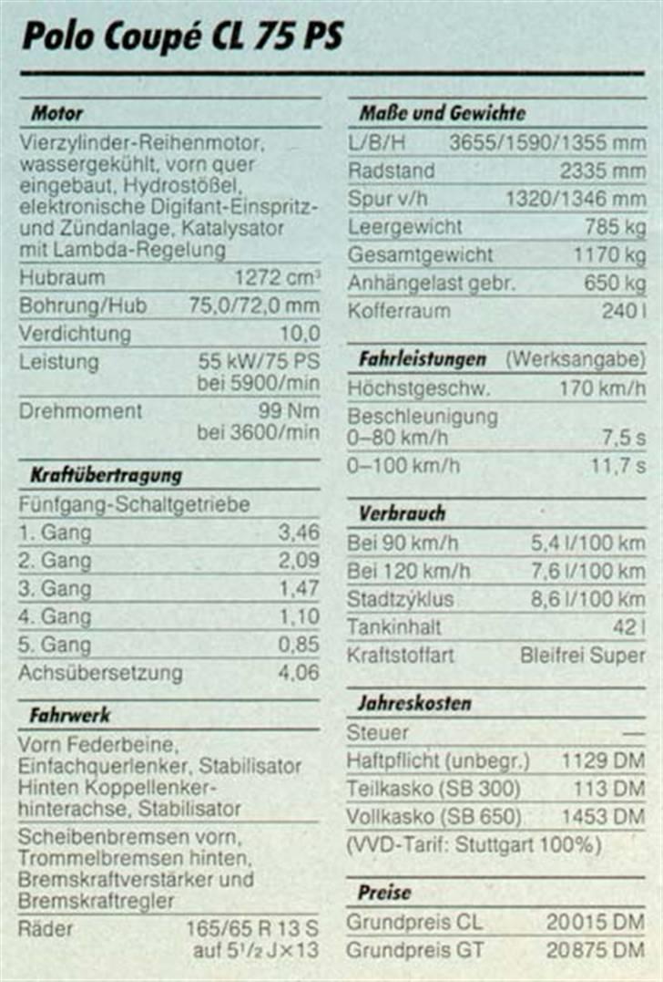 VW polo coupe ///SOLGT///  billede 2