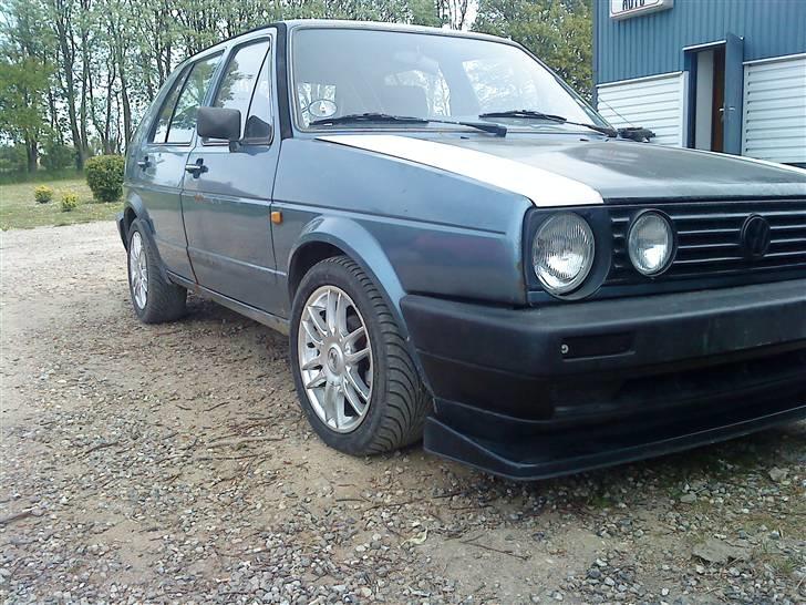 VW golf 2 1,8 "solgt"$9000 - den nye g60 kofanger med underlæbe:D billede 1