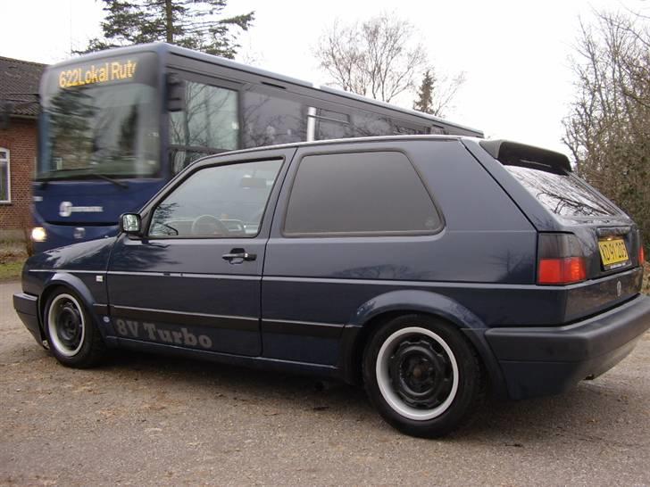 VW Golf 2 GTD solgt - her kan man se udstødninget ud af siden :D man kunne rigtig høre turbo´en :D billede 19