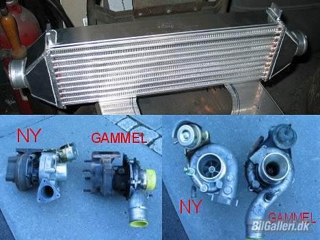 Fiat Punto GT - Her intercooler og ny/gamle turbo billede 2