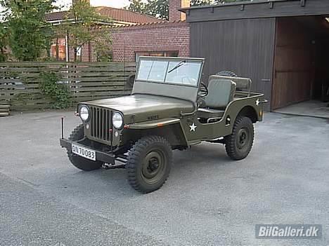 Jeep CJ-2A 4x4 US Army model - Jeep CJ-2A 4x4 US Army model billede 2