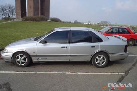 Ford Scorpio 2.9 V6 GLX solgt  - På tur til Ejerbaunehøj, m. Polske alufælge (stålfælge m kapsler) billede 10