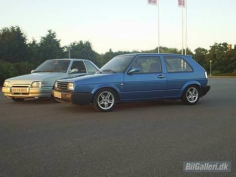 VW golf 2  - mig og min buddy på aftentur:)  billede 2