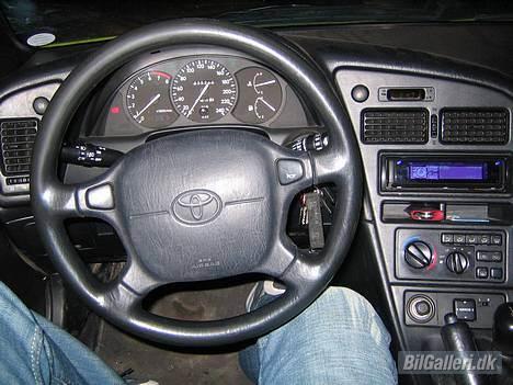 Toyota Celica G6R Turbo - Lige et kabinebillede...! Der skal nok komme et bedre... men det er jo bare std.... billede 5
