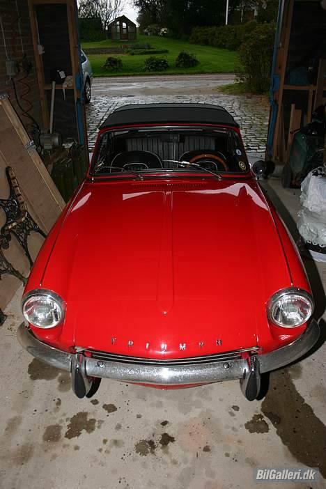 Triumph Spitfire MK III - Før renovering gik igang - Front billede 1