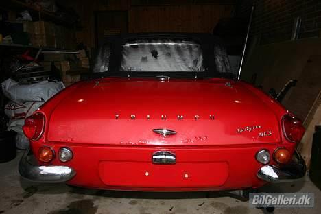 Triumph Spitfire MK III - Før renovering gik igang - bagklap, som bobler i lakken :-S billede 8