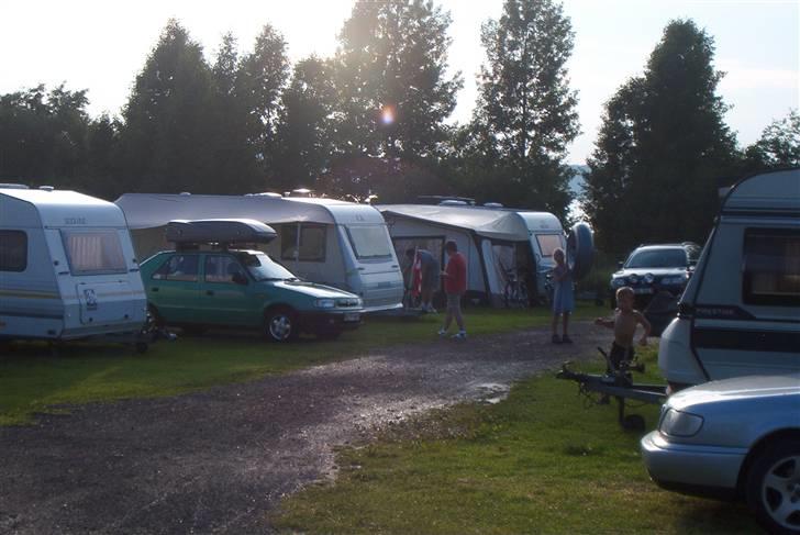 Skoda Felicia  - Sommeren 2007. Her i Jönköbing med vores campingvogn. billede 8