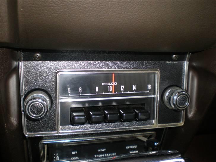 Ford Mustang  (Solgt) - Org radio i topform.. fra 1969 spiller bare sejt nok billede 9