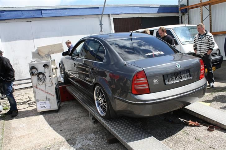 Skoda Superb TDI ..TOTAL SKADET - taget fra udstilling ( extrme meet 09) esbjerg , på rullefeldt  171,5hk 364nm  billede 5