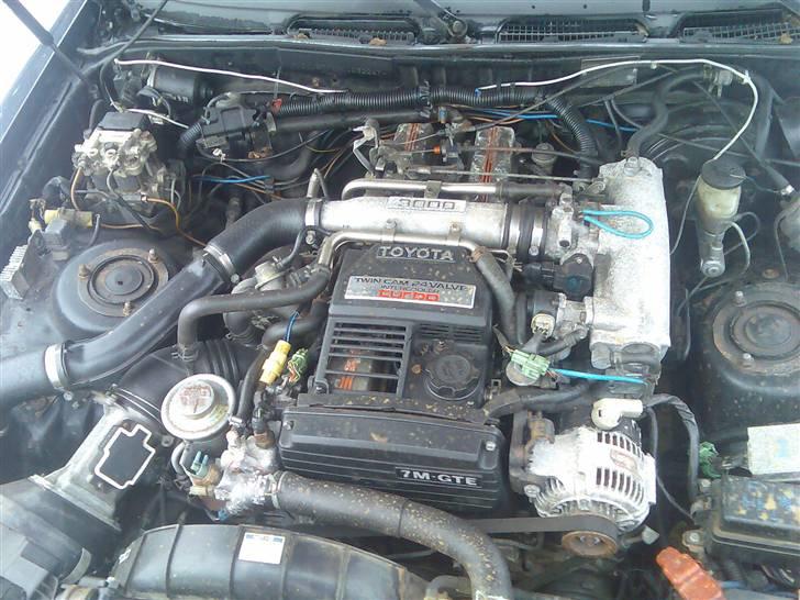 Toyota supra mk3 SOLGT billede 2