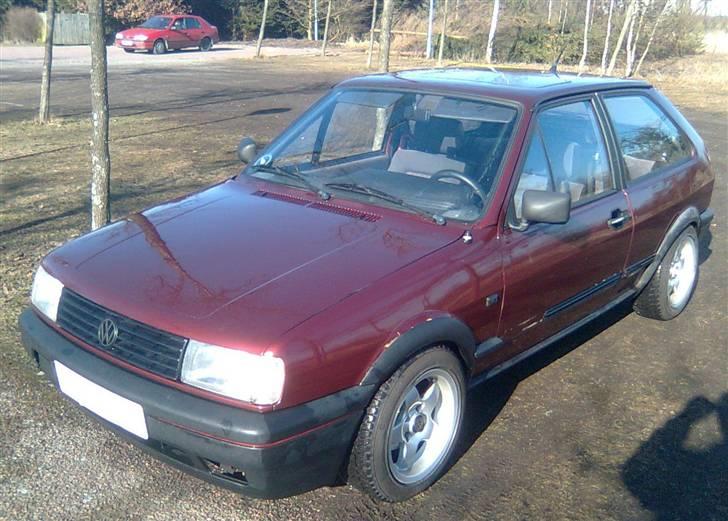 VW polo 86c2f 1.4 16v - hverdags raceren med vinter fælge og vinter dæk på billede 7