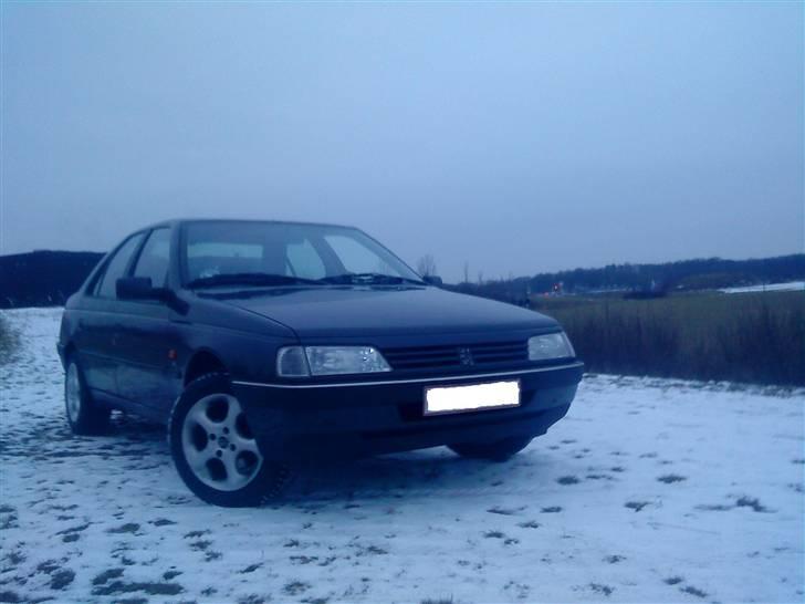 Peugeot 405 Solgt - Taget ved fodboldbanen bag mine forælder billede 9