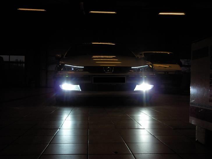 Peugeot 406 TS6 SOLGT - Nightshot af mit homemade lys....  Sommer-Efterår ´08 billede 14