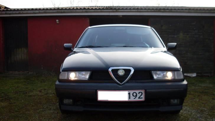 Alfa Romeo 155  - Lidt sten slag i hjelmen men stadig en pæn bil. billede 1