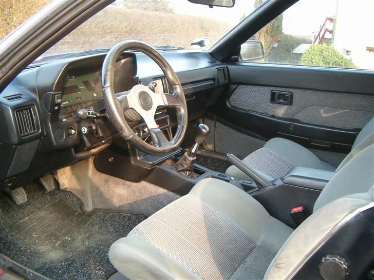 Toyota celica supra 2,8 - Kabinen i sort / grå  skal vist i læder engang billede 14