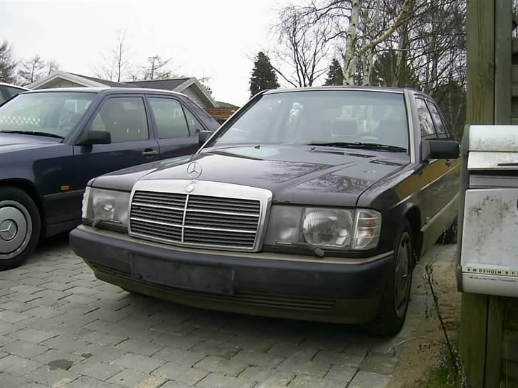Mercedes Benz 190E 3,0 til DRIFT - som bilen stod da jeg købte den billede 2