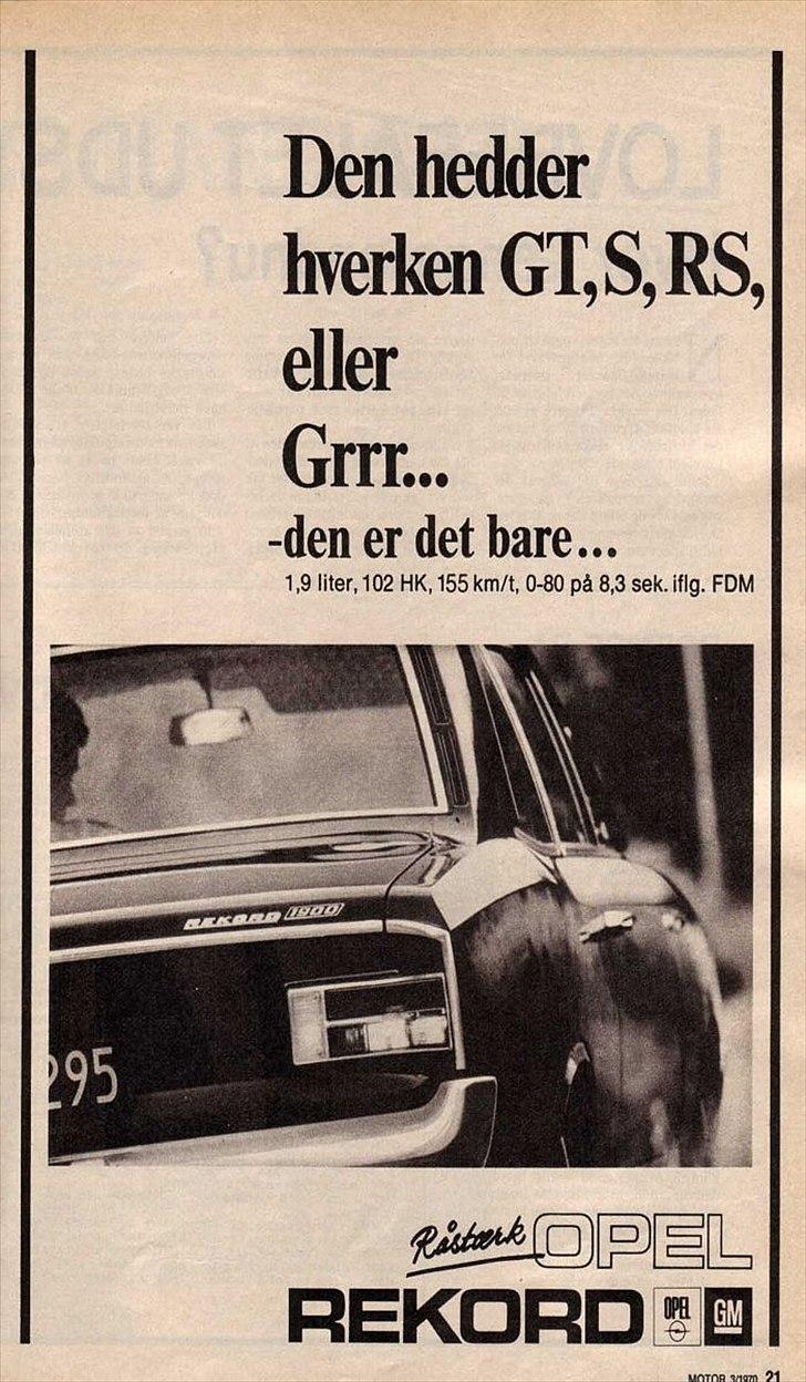 Opel Rekord C billede 19