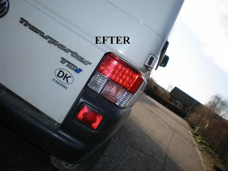 VW Transporter 2,5 TDI - Utroligt hvad baglygter kan gøre ved en bil :) billede 10