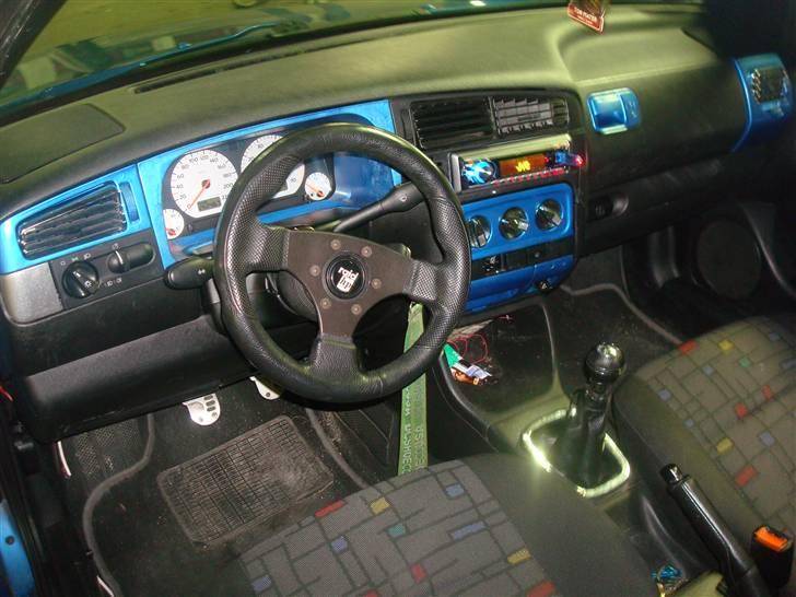 VW golf 3 1,8 Blue Pearl - skal liga ha malet det sidste billede 10