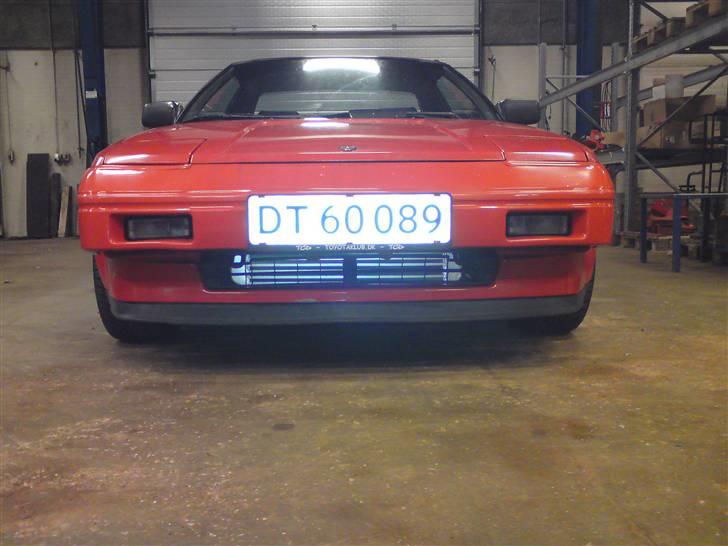 Toyota mr2 aw11 supercharger >>SOLGT<< - nr pladen er flyttet op på kofangeren , så IC køleren får max kold luft billede 14