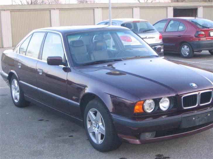 BMW E34  - Den gang bilen blev hentet.... billede 2