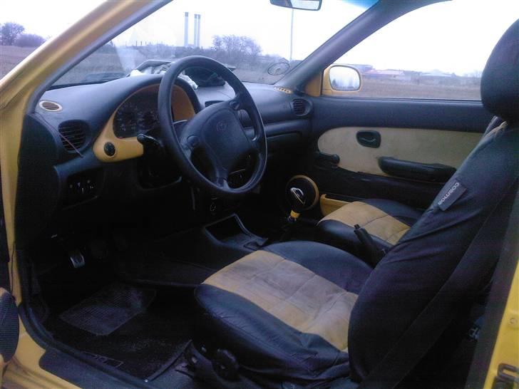 Hyundai Accent 1,5 - det gamle gul / sorte Cosmos sædebetræk billede 5