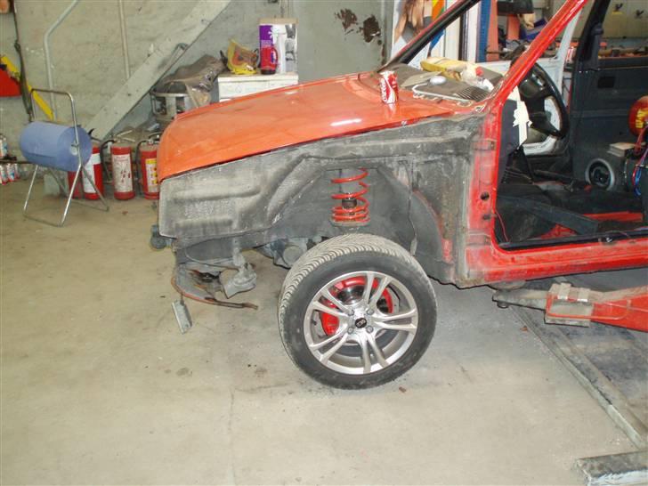 VW Golf 2 1,6 GTD - Bilen under opbygning billede 2