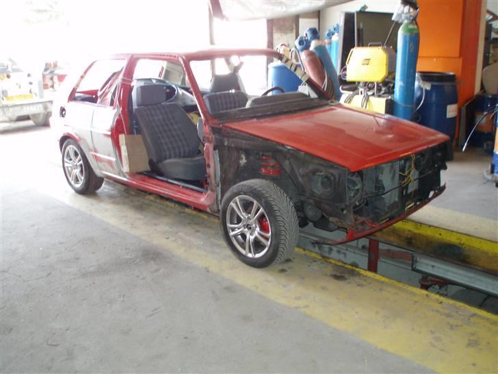 VW Golf 2 1,6 GTD - Bilen under opbygning billede 4